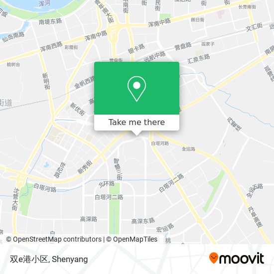 双e港小区 map