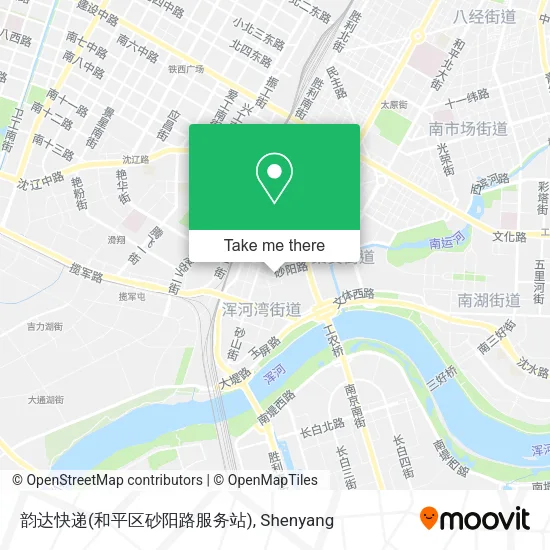 韵达快递(和平区砂阳路服务站) map