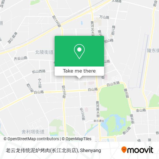 老云龙传统泥炉烤肉(长江北街店) map