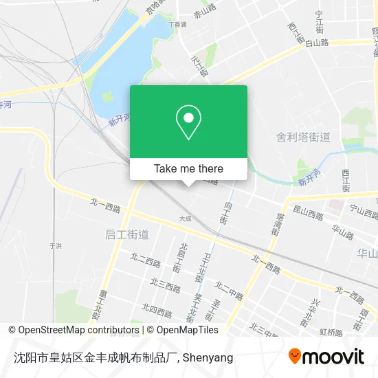 沈阳市皇姑区金丰成帆布制品厂 map