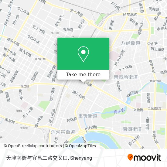 天津南街与宜昌二路交叉口 map