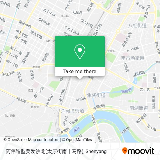 阿伟造型美发沙龙(太原街南十马路) map
