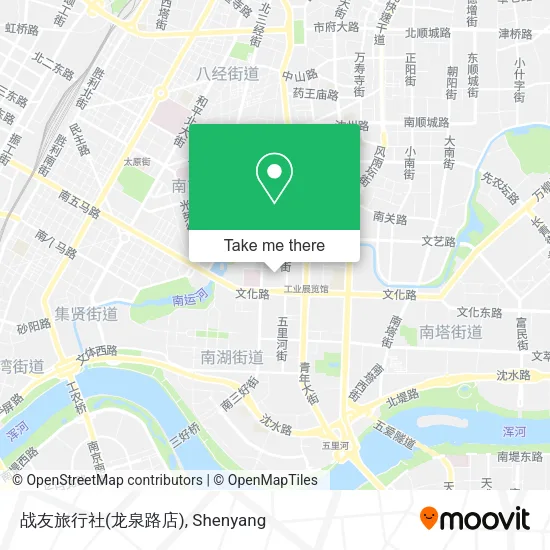 战友旅行社(龙泉路店) map