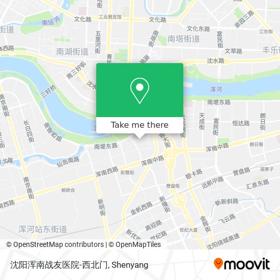 沈阳浑南战友医院-西北门 map