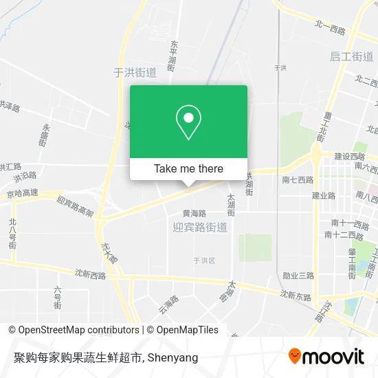 聚购每家购果蔬生鲜超市 map