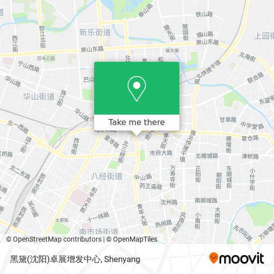 黑黛(沈阳)卓展增发中心 map