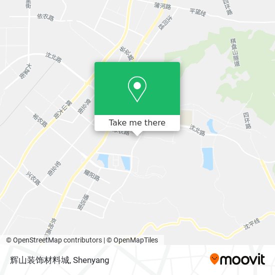 辉山装饰材料城 map