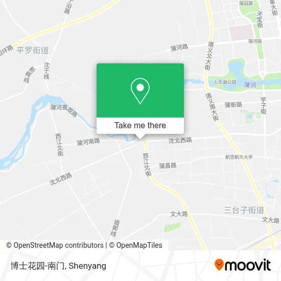 博士花园-南门 map