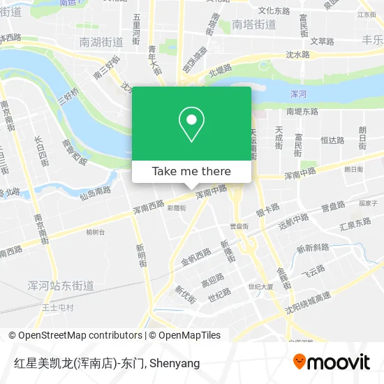 红星美凯龙(浑南店)-东门 map
