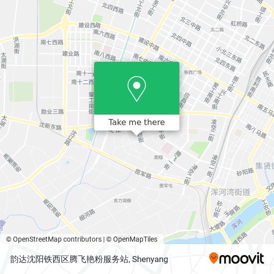 韵达沈阳铁西区腾飞艳粉服务站 map