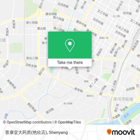 普康堂大药房(艳欣店) map