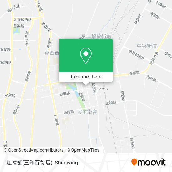 红蜻蜓(三和百货店) map