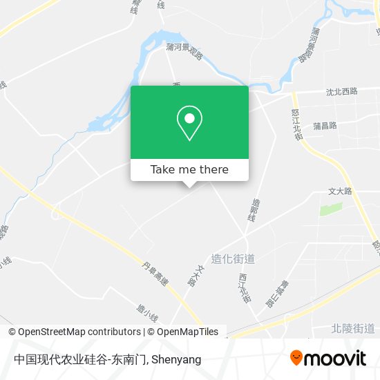 中国现代农业硅谷-东南门 map