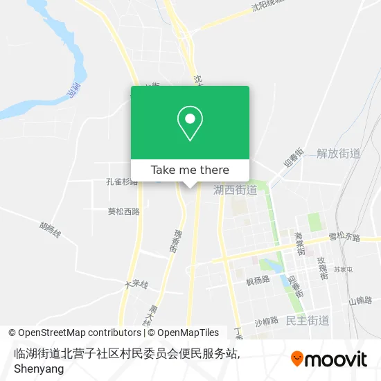 临湖街道北营子社区村民委员会便民服务站 map