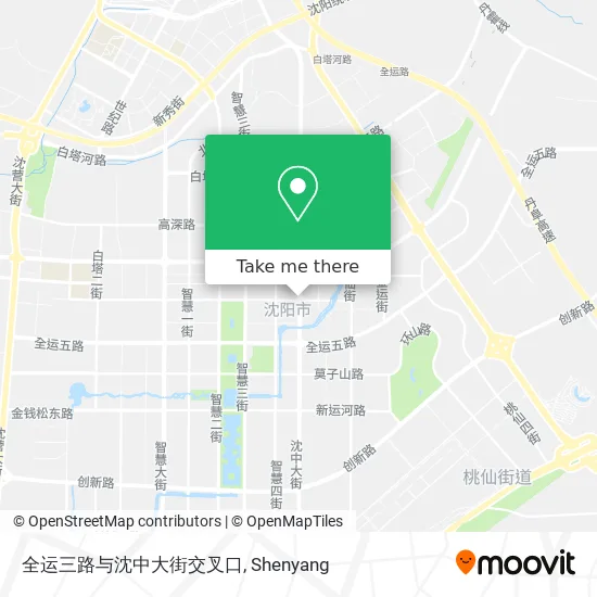 全运三路与沈中大街交叉口 map