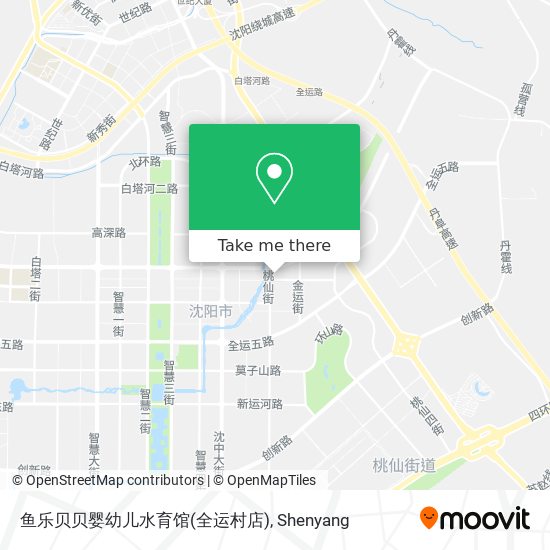 鱼乐贝贝婴幼儿水育馆(全运村店) map