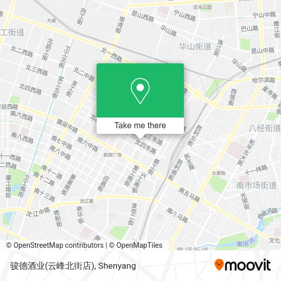 骏德酒业(云峰北街店) map