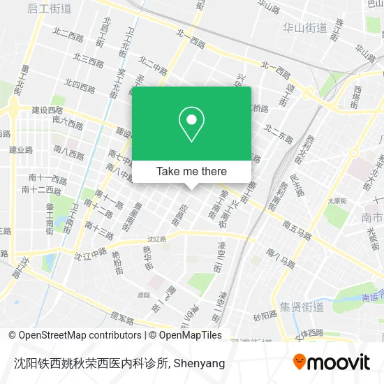 沈阳铁西姚秋荣西医内科诊所 map
