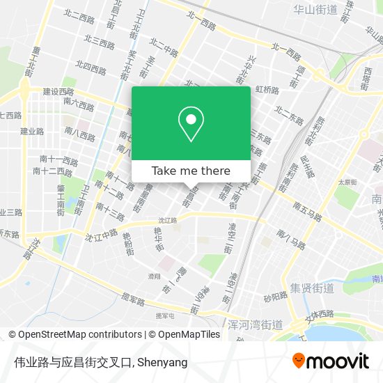 伟业路与应昌街交叉口 map