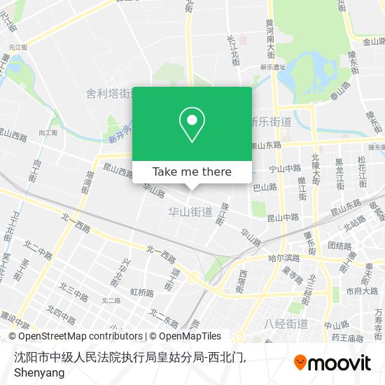 沈阳市中级人民法院执行局皇姑分局-西北门 map