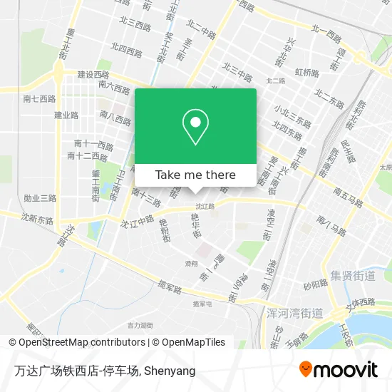 万达广场铁西店-停车场 map