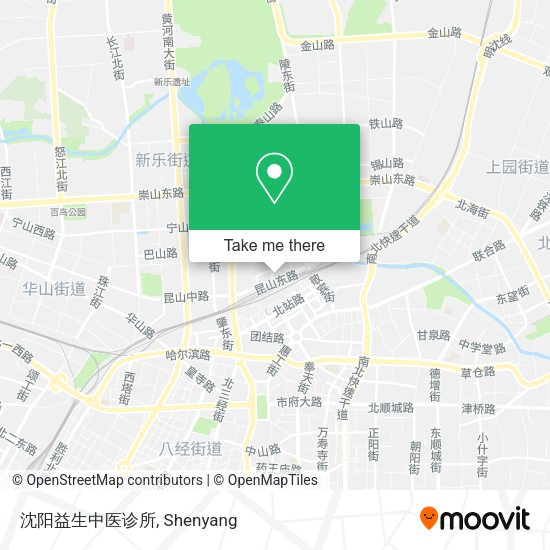 沈阳益生中医诊所 map