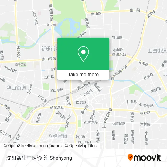 沈阳益生中医诊所 map