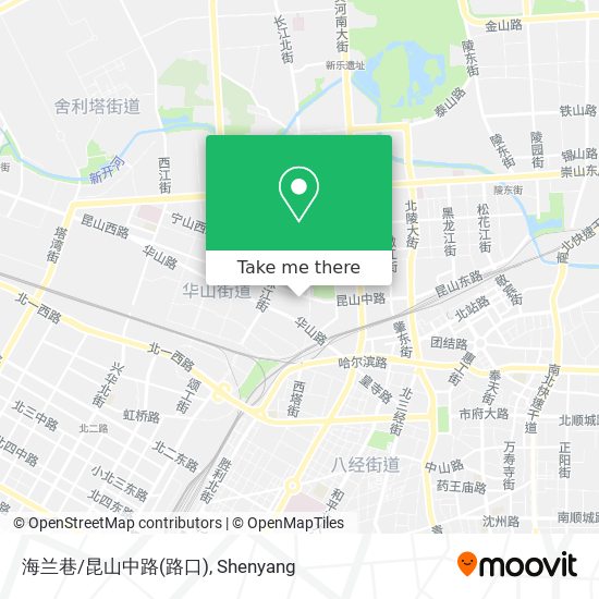 海兰巷/昆山中路(路口) map