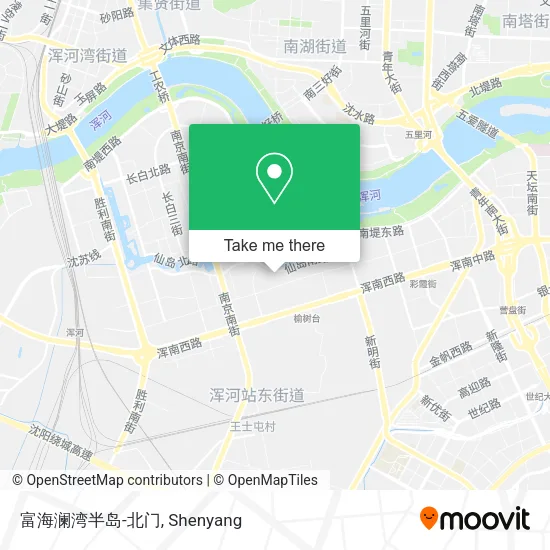富海澜湾半岛-北门 map