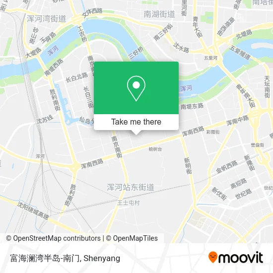 富海澜湾半岛-南门 map