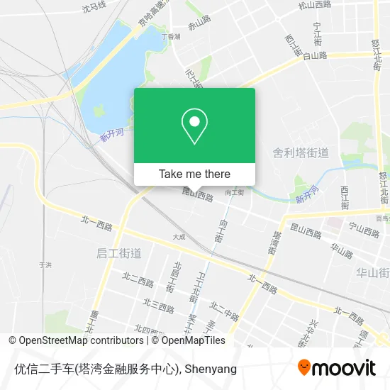 优信二手车(塔湾金融服务中心) map