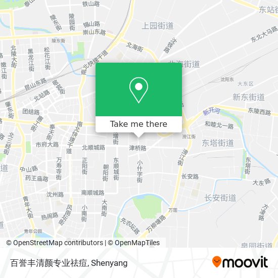 百誉丰清颜专业祛痘 map