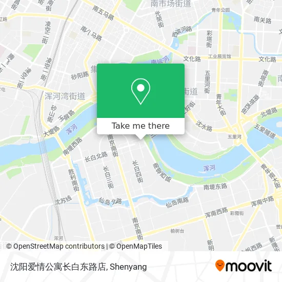 沈阳爱情公寓长白东路店 map