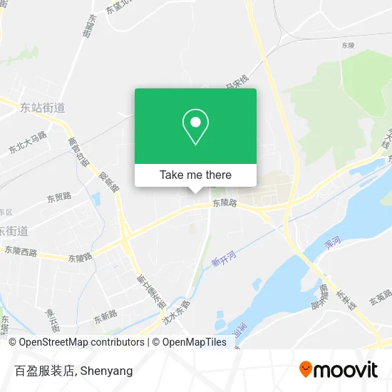 百盈服装店 map
