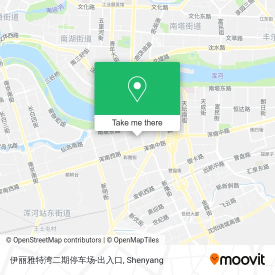 伊丽雅特湾二期停车场-出入口 map