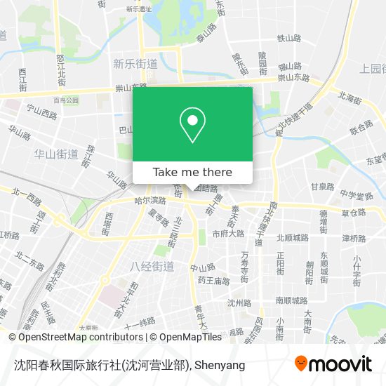 沈阳春秋国际旅行社(沈河营业部) map
