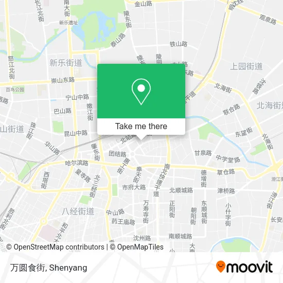 万圆食街 map