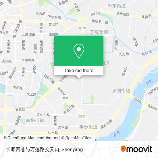 长顺四巷与万莲路交叉口 map