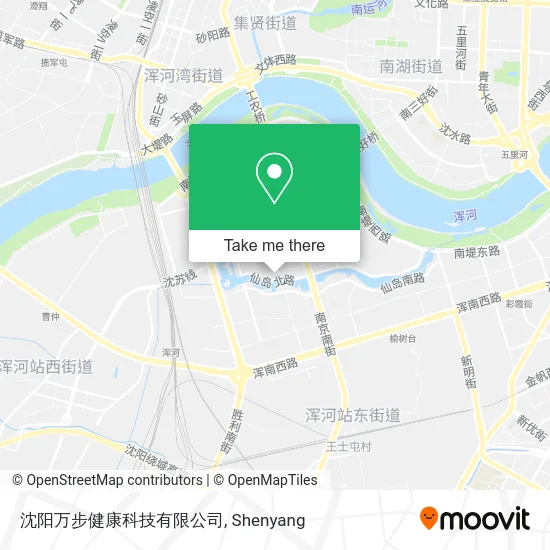 沈阳万步健康科技有限公司 map