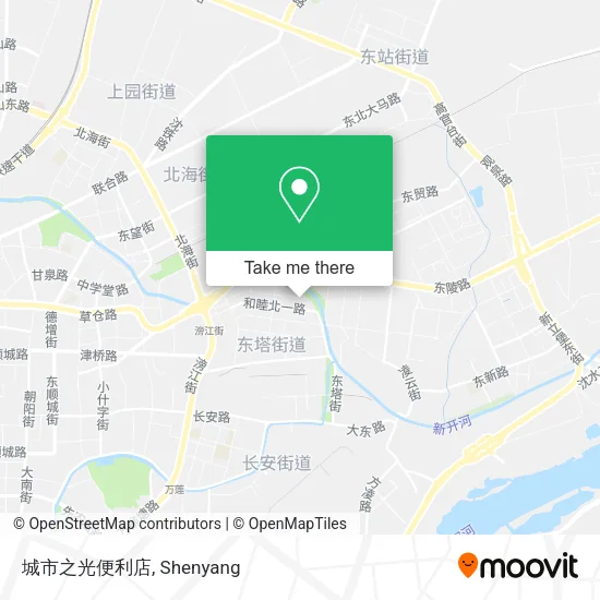 城市之光便利店 map