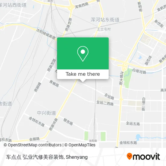 车点点 弘业汽修美容装饰 map