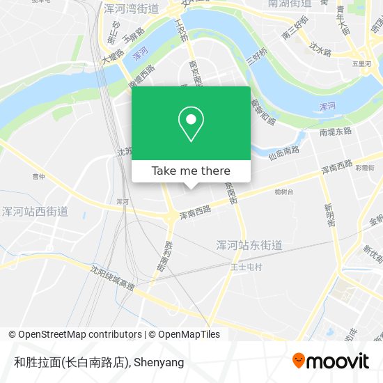 和胜拉面(长白南路店) map