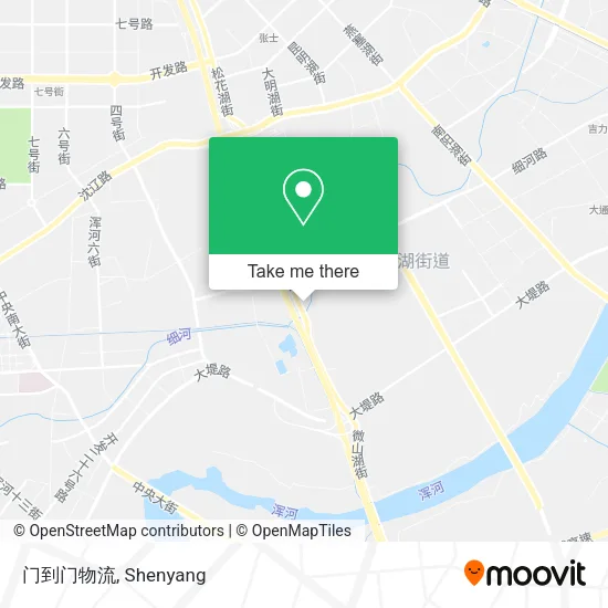 门到门物流 map