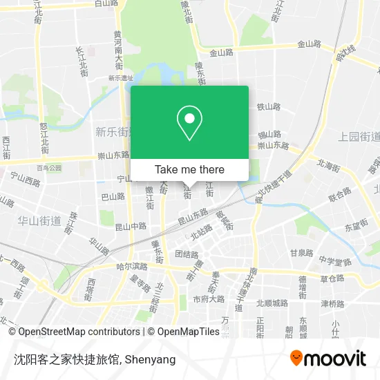 沈阳客之家快捷旅馆 map