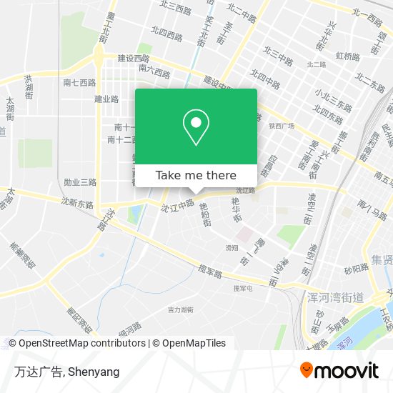 万达广告 map