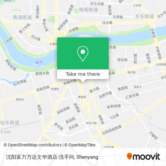 沈阳富力万达文华酒店-洗手间 map