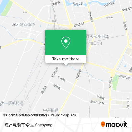 建昌电动车修理 map