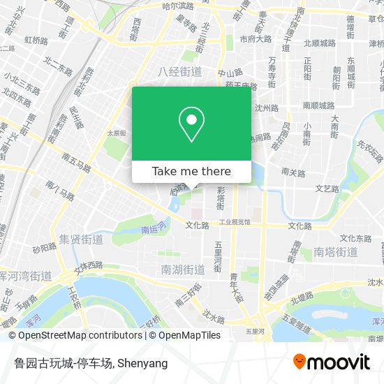 鲁园古玩城-停车场 map