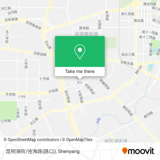 昆明湖街/沧海路(路口) map