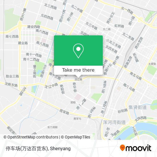 停车场(万达百货东) map